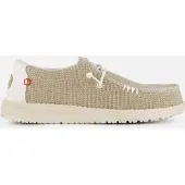 HeyDude Slipper Herren Wally Braided Off White-Schuhgröße 47