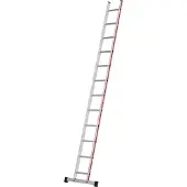 Hymer Sprossenanlegeleiter, 12 Sprossen, Länge 3,46 m, Reichhöhe 4,37 m, Gewicht 5,5 kg