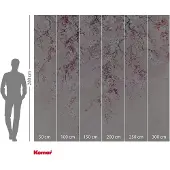 Overig Vliestapete "Digitaldruck Vlies - Kirschblüten - Größe 300 x 280 cm" bedruckt glatt Wohnzimmer, Schlafzimmer