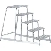 Zarges Aluminium-Maschinentritt Z 600 5 Stufen 1,0