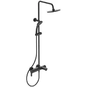 Ideal standard cerafine o - doucheset incl. badkraan, 20 cm, 1-jet, zwart