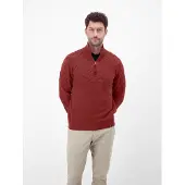 Lerros Strickpullover "Herren-Troyer mit Jacquardmuster"