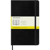 Moleskine Notizbuch Classic Collection Large, Karton Softcover, schwarz, ca. 96 Blatt / 192 Seiten, 70 g/m2, kariert, A5