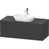 Duravit Ketho.2 Wastafelonderkast 120x55x45,9 cm Supermat Grafiet