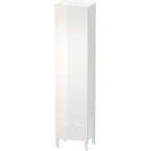 Duravit Hochschrank L-CUBE INDIVIDUAL 250/500x200/363x1321/2000mm Ans li we hg Anschlag links weiß hochglanz