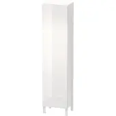 Duravit Hochschrank L-CUBE INDIVIDUAL 250/500x200/363x1321/2000mm Ans re we hg Anschlag rechts weiß hochglanz