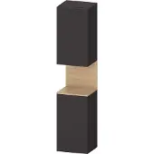 Duravit Hochschrank Qatego 40x36x1760cm, 2 T, An l, E nat/grap matt