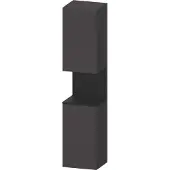 Duravit Hochschrank Qatego 40x36x1760cm, 2 T, B, An l, E sw/gra m