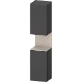 Duravit Hochschrank Qatego 40x36x1760cm, 2 T, B, An r, T m/Grap ma