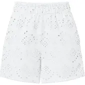 Pieces Shorts "PCVILDE MW SHORTS WVN NOOS" mit Lochstickerei