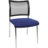Topstar Bes.-Stuhl Visit10 m.Polster/Netz,blau