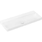 Hansgrohe Xelu Q Waschtisch, mit Ablaufgarnitur, ohne Überlauf, 1200x480mm, Weiß, 61043450, Farbe: ohne Hahnloch