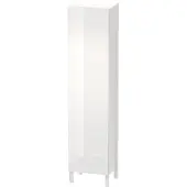 Duravit Hochschrank L-CUBE INDIVIDUAL 250/500x200/363x1321/2000mm Ans li we hg Anschlag links weiß hochglanz
