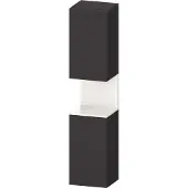 Duravit Hochschrank Qatego 40x36x1760cm, 2 T, B, An l, w g/Gra matt