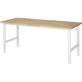 RAU Arbeitstisch, Buche-Platte, B 2000 x T 800 x H 760-1080 mm