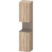 Duravit Hochschrank Qatego 40x36x1760cm, 2 T, An l, ba m/Eich marm.