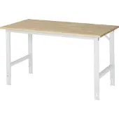 RAU Arbeitstisch, Buche-Platte, B 1500 x T 800 x H 760-1080 mm