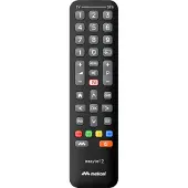Meliconi 808061, TV, IR Wireless, Drucktasten, Schwarz