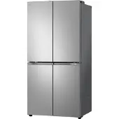LG GMB860PYDE, Freistehend, Mehrtürig, Silber, 4 Tür(en), Prime Silver, Berührung