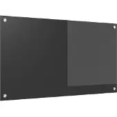 vidaXL Küchenrückwand Dunkelgrau 90 x 50 cm Gehärtetes Glas