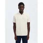 Selected Poloshirt "SLHFAVE BUTTON SS POLO NOOS" Baumwollmischung, regular fit