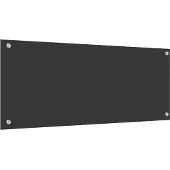 vidaXL Küchenrückwand Dunkelgrau 100 x 40 cm Gehärtetes Glas