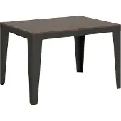 Itamoby Ausziehbarer Tisch 90x120/224 cm Flame Evolution Gestell Walnuss Anthrazit