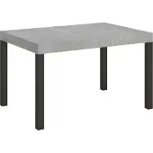 Itamoby Everyday Ausziehtisch 140/224x80cm Beton Anthrazit Beine