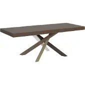 Itamoby Ausziehtisch 160/420x90 cm Volantis Premium Walnuss mehrfarbig Beine 4/C