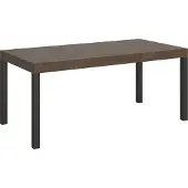 Itamoby Ausziehbarer Tisch 90x180/284 cm Everyday Walnuss-Anthrazit-Gestell