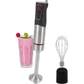 ProfiCook Stabmixer-Set PC-SMS 1226 Edelstahl, Handmixer, elektrischer Pürierstab und Schneebesen, 1.000 Watt