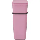 Brabantia Mülleimer Sort & Go - 40 Liter - Lilac Pink