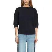 Comma Sweatshirts Marine Größe: 38 | Longsleeves Outlet | Damen