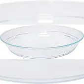 Garofalo Bayerische Tabletts aus transparentem Kunststoff, 19 cm