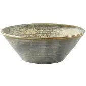 Genware Terra Porcelain Matt Grau Kegelförmige Schale 14 Cm