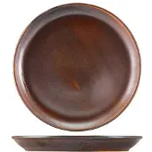 Genware Terra Porcelain Rustic Kupfer Coupe-teller 27,5 Cm