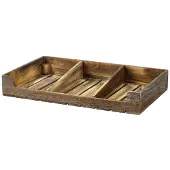 Genware Rustic Wooden Display Kiste