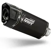 MIVV 2x1 Sr-1 Black Titanium Yamaha T-max 560 2025-26 Homologiertes Vollliniensystem