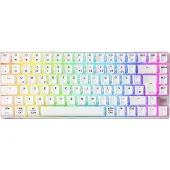 XTRFY K33 Compact Wireless, Kabellos, USB + RF Wireless + Bluetooth, Mem-chanical key switch, QWERTZ, RGB-LED, Weiß