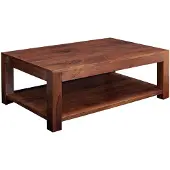 MASSIVMOEBEL24.DE MASSIVMOEBEL24 Couchtisch Akazie 120x75x45 nougat lackiert OXFORD #318