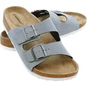 Superun + Pantoletten Sandalen Hausschuhe Schlappen Clogs Kork Fußbett Gr.36-49