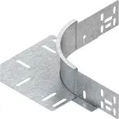 Niedax Eckanbaustück REK 60 F, Seitenwandhöhe 60 mm, Breite 198,5 mm, Innenradius 99 mm