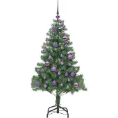 vidaXL Mads (mit 150 LEDs und lilafarbenen Bällen)