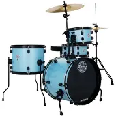 Ludwig Pocket Kit Crystal Blue Sparkle