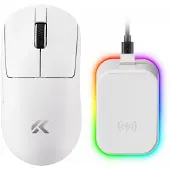 MCHOSE A7 V2 Ultra Plus Lightweight Gaming Mouse Tri-Mode White