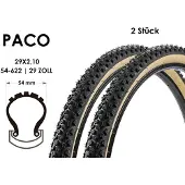 Paco 2 Stück 29x2.10 MTB Fahrrad Reifen Tires Mantel Decke 54-622