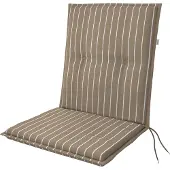 Doppler Stuhlauflage Niederlehner Living 100x48x6 cm, braun weiss