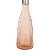 Barlife Wasserflasche Mit Deckel Bronze Glas 1l H28cm