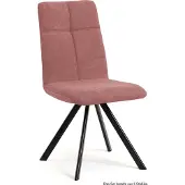 58 aufm Kessel Esszimmerstuhl drehbar (6er-Set) Deryl 47x92x60 Schwarz/Rosewood