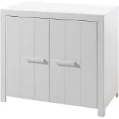 58 aufm Kessel Kommode Karalynn 100x57x87 Türkommode MDF Weiß